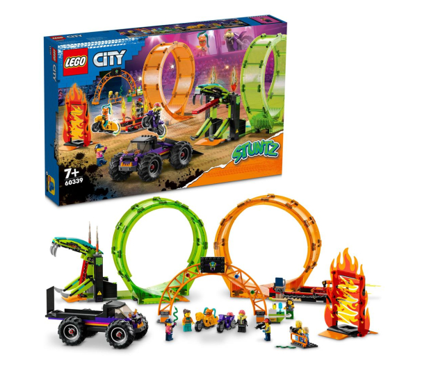 LEGO City 60339 Kaskaderska arena z dwoma pętlami - 1041296 - zdjęcie 8